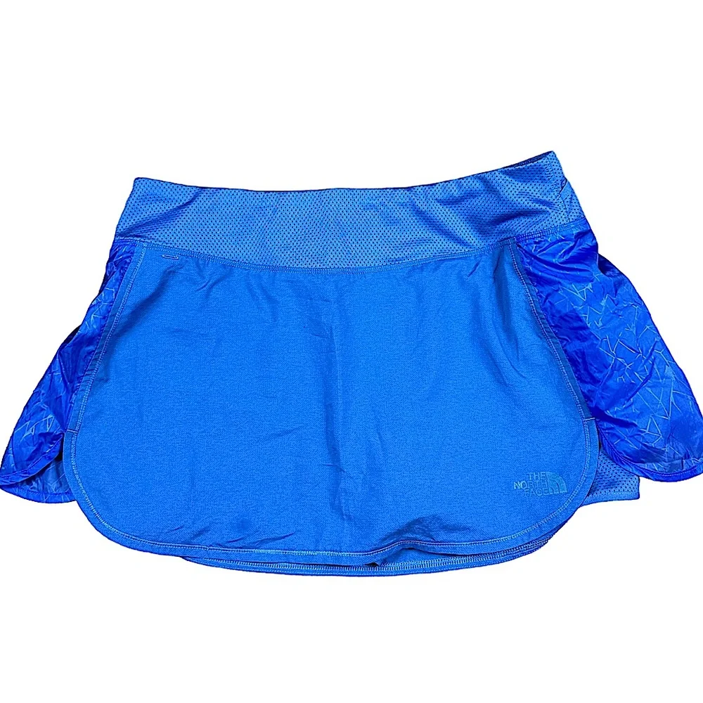 THE NORTH FACE: Blue Athletic Skort - Size Medium
